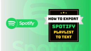 How To Export Spotify Playlist