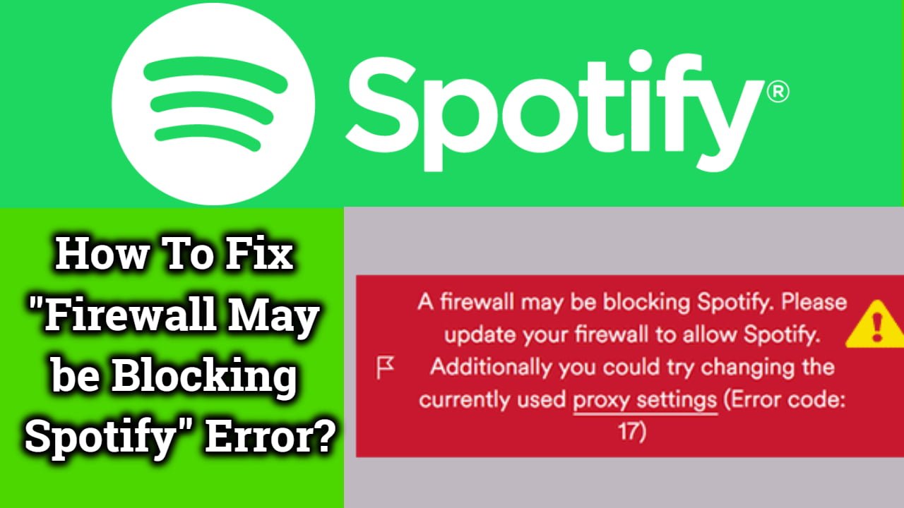 How to fix firewall may be blocking spotify