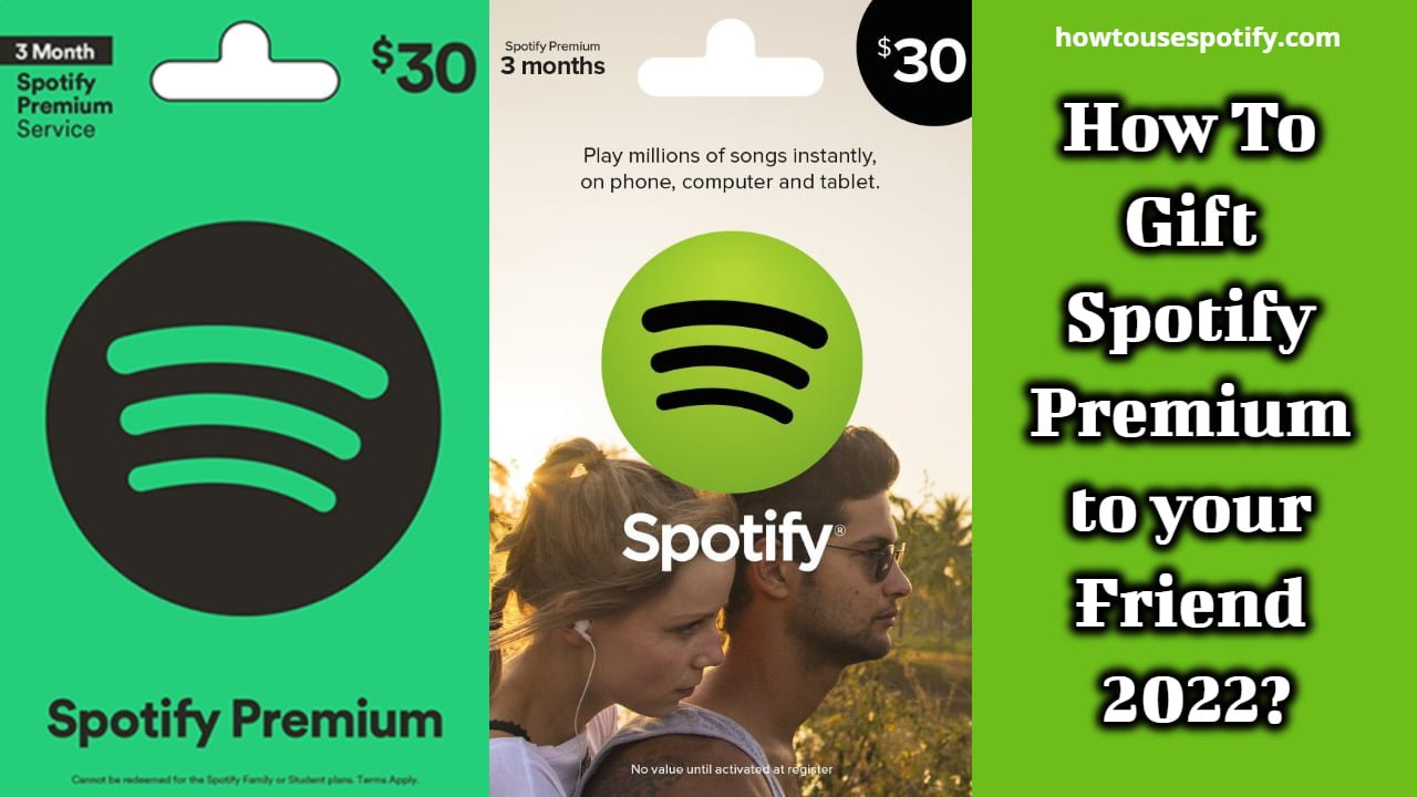 Gift Spotify Premium card