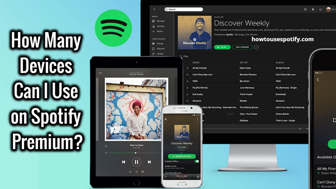 How many devices can i connect on Spotify