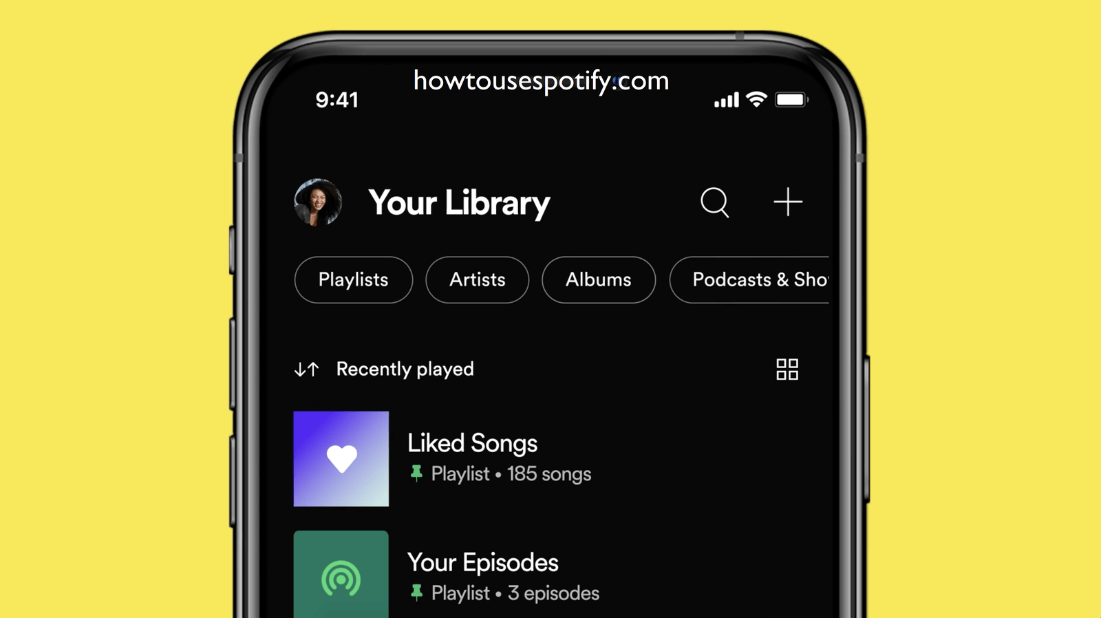 Library in Spotify