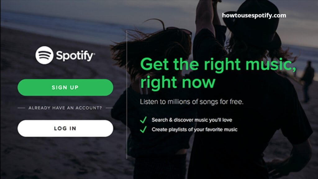 Spotify web player login