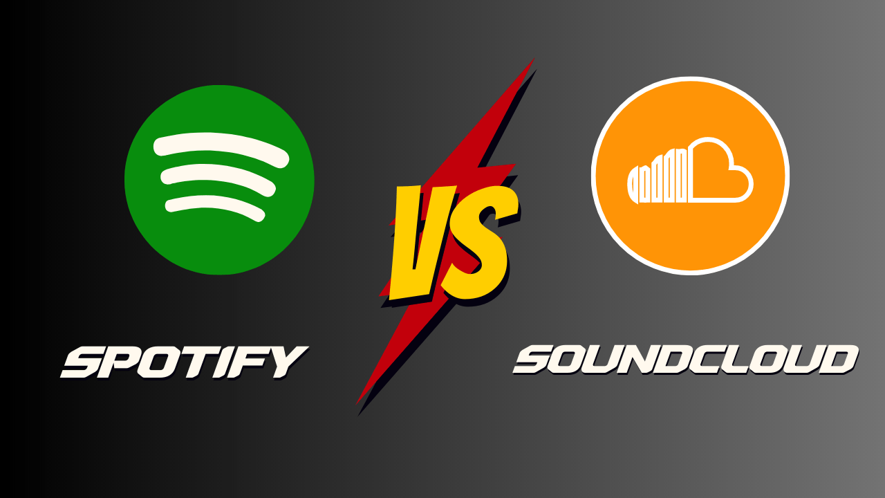Soundcloud vs spotify
