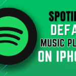 Spotify Default Music player on iphone